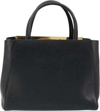 Fendi Pre-owned Vintage Handbag - Dames - Vintage Handtas - Zwart - ONE Size - Leer - Vintage