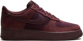 Nike Air Force 1 07 LX Burgundy Crush sneakers - men - Rubber/Mesh/Fabric/Nubuck Leather - 9.5 - Red