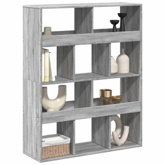 Berkfield Home Room Divider Grey Sonoma 100x33x125.5 cm Engineered Wood