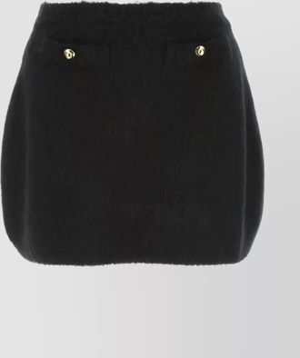Miu Miu virgin wool blend mini skirt