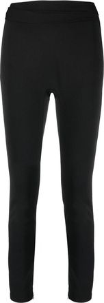 Dolce & Gabbana ankle-zip leggings - women - Polyamide/Spandex/Elastane/Viscose - 38 - Black