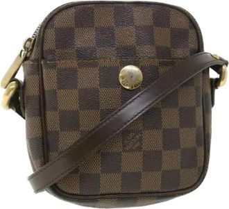 Louis Vuitton Pre-owned Canvas shoulder-bags - Dames - Vintage Schoudertas - Bruin - ONE Size - Leer - Vintage