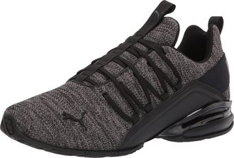 Puma Mens Axelion Running Shoe, Black-Castlerock, 9.5 UK