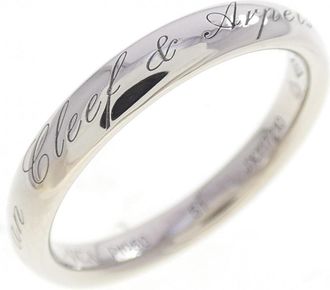 Van Cleef & Arpels Platinum 950 Band Ring (Pre-Owned)