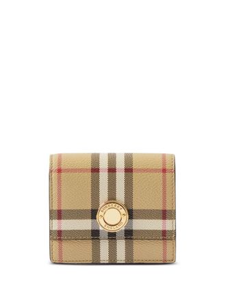 Burberry Portafoglio a quadri - Toni neutri