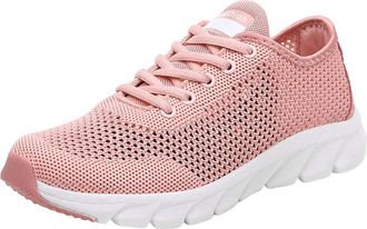 Generic womens trainers size 7 Trainers for Women Arch Support Shoes Lightweight Wide Fit Orthopedic Trainer Breathable Mesh Sneakers Non Slip Running Sneaker