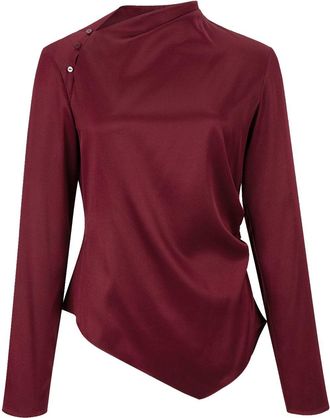 Shanghai Tang Button-up blouse - Rood