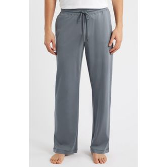 Daniel Buchler Stretch Cotton & Modal Blend Drawstring Pajama Pants in Ocean at Nordstrom, Size Xx-Large