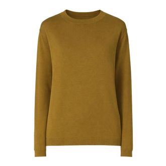 Max Mara Round-neck Knitwear, female, Green, Size: L Arca Sweater