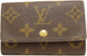 Louis Vuitton Pre-owned Accessories, female, Brown, Size: ONE SIZE Pre-owned Canvas key-holders