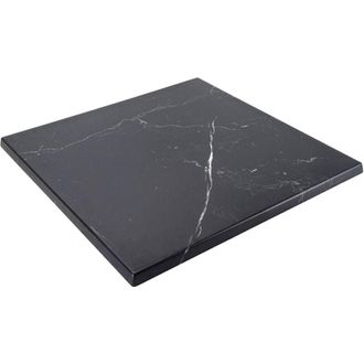 Oviala Piano quadrato laminato 60 x 60 cm marmo nero