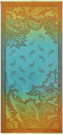 Etro graphic-print scarf - Orange