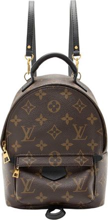 Louis Vuitton Black Monogram Canvas Palm Springs Mini Backpack (Authentic Pre- Loved)