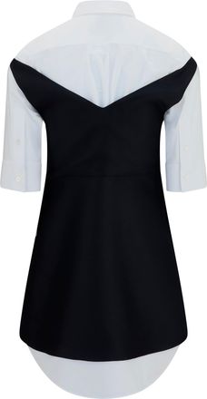 Balenciaga Womens Shirt Dress Hybrid Black
