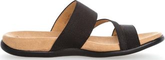 Gabor Damesandaal - 03.702.87 - Dames - Sandalen - Zwart - 37 EU - Leer - Schoenen