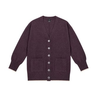 Pinko Cardigan - Dames - Vesten - Paars - M - Truien & Vesten