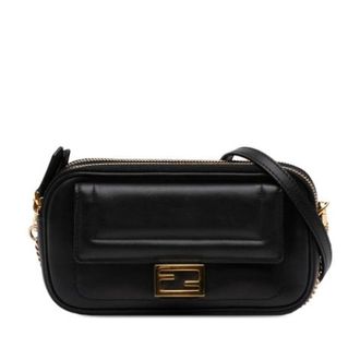 Fendi Pre-owned Vintage Crossbody Bag - Dames - Pre-owned - Zwart - Maat: ONE Size Leer