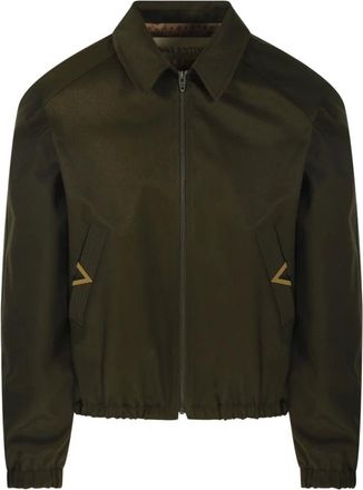 Valentino Light Jackets, male, Green, Size: XL 365 Militare Jacket