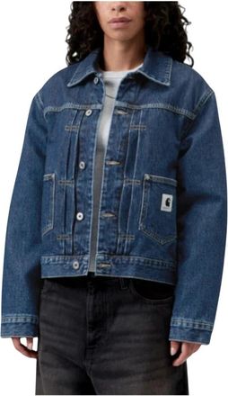 Carhartt Work in Progress Belmar Jacket - Dames - Spijkerjassen - Blauw - M - Katoen - Jassen