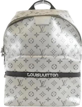 Louis Vuitton Pre-owned Backpacks, female, Gray, Size: ONE SIZE Pre-owned Apollo Backpack
