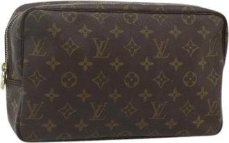 Louis Vuitton Pre-owned Clutches, female, Brown, Size: ONE SIZE Pre-owned Monogram Canvas Clutch