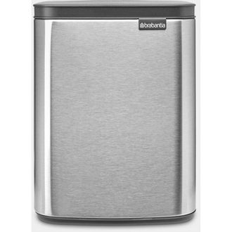 Brabantia Bo Cestino 7 l Rettangolare Acciaio Nero, Acciaio - Brabantia