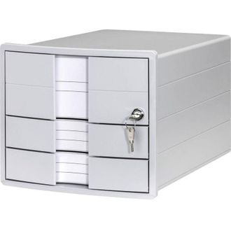 Han Impuls 1018-11 Cassettiera Grigio din A4, din C4 Numero cassetti: 3 - HAN
