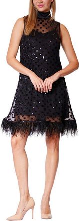Julia Jordan Mesh Sequin Dress