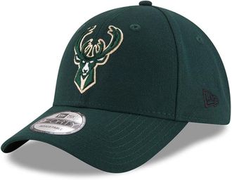 New Era NBA The League 9FORTY Adjustable Hat Cap One Size Fits All, Milwaukee Bucks, One Size