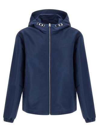 Givenchy Navy Blue Hood Jackets