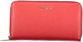 Coccinelle Leren Portemonnee met Ritsluiting - Dames - Portefeuilles - Rood - ONE Size - Leer - Accessoires