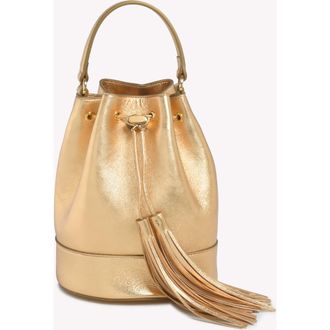 Gianvito Rossi Sienna Crossbody Bag in Gold Leather at Nordstrom