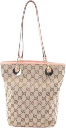 Gucci Pre-owned Bucket Bags, female, Beige, Size: ONE SIZE Pre-owned Vintage Bucket Bag