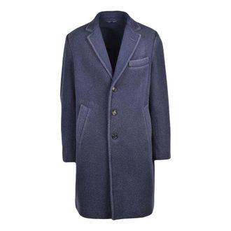 Circolo 1901 Cappotto Casentino - Heren - Mantel - Blauw - L - Wol - Jassen
