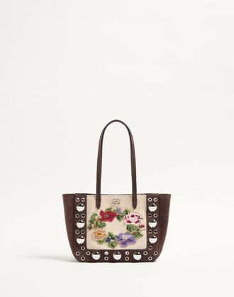 Valentino Garavani Valentino Garavani Nellc&ocirc;te Mini Embroidered Shopping Bag Wo