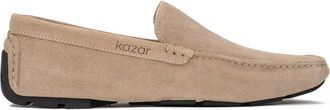 Kazar Heren beige mocassins - Heren - Loafers - Beige - 44 EU - Leer - Schoenen