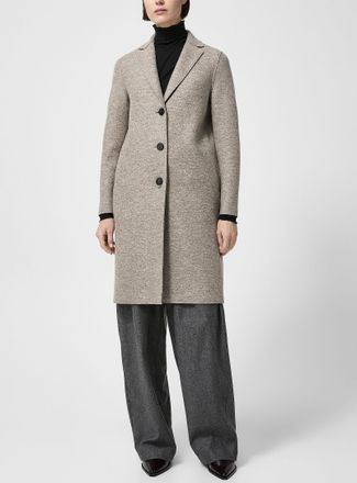 Harris Wharf London Womens Pure virgin wool overcoat