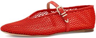 Favorite Daughter Margot Mj Mesh Womens Dress Flat Shoes Tomato : 8.5 M, Synthetic