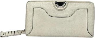 Celine Pre-owned Vintage Clutch - Dames - Vintage Clutch - Wit - ONE Size - Leer - Vintage