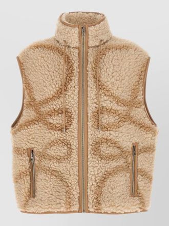 Loewe anagram vest sleeveless high collar design