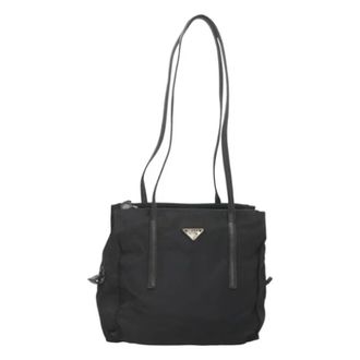 Prada Pre-owned Nylon prada-bags - Dames - Pre-owned - Zwart - Maat: ONE Size Nylon
