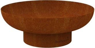 Barbecook braciere Jack 100 in acciaio corten pre-ossidato, braciere da esterno, 100x31,5 cm