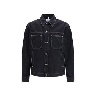 Off-white Black Cotton Denim Mens Jacket