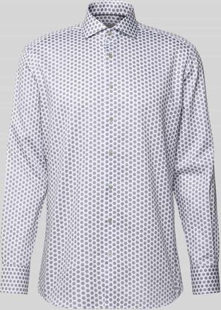 Eterna Modern Fit Business-Hemd aus Baumwolle mit Kentkragen in Hellgrau, Größe 39