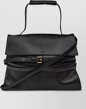 Moschino nappa leather shoulder bag