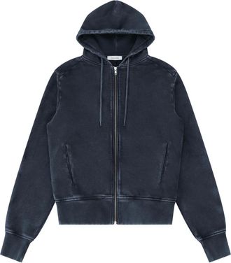 Entire studios Entire Studios, Hoodies & sweatvesten, Heren, Blauw, S, Katoen, Slim Zip Up