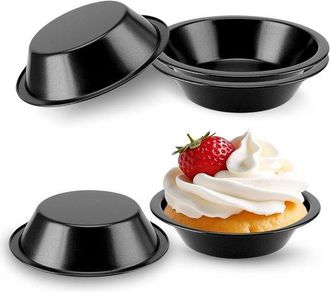 OEM Juego De 5 Mini Moldes Para Pasteles - Moldes Redondos Para Hornear Pasteles Y Postres - 10 Cm