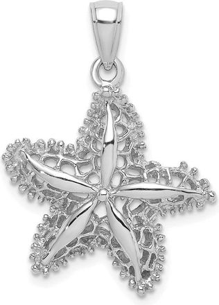 Diamond2Deal 14k Gold Starfish Filigree Charm