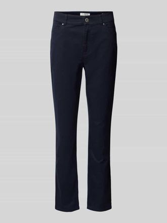 Christian Berg Slim Fit Hose mit verk&uuml;rztem Schnitt in Dunkelblau, Gr&ouml;&szlig;e 44/28