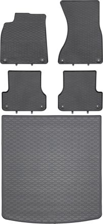 OEM Juego De Alfombrillas De Goma Para Coche Y Maletero Para Audi A6 C7 Avant/kombi (de Septiembre De 2011 A Agosto De 2018)